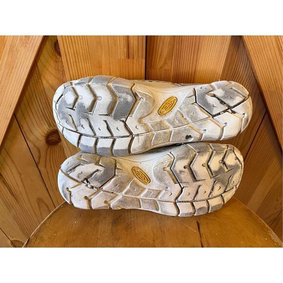 Keen Mercer Lace II CNX Sneaker Women Size 6.5 Brindle Khaki Leather Mesh - Picture 7 of 8